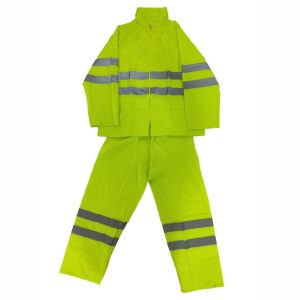 Fato de Chuva Alta Visibilidade - Com Personalização