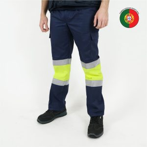 Calças Multibolsos Alta Visibilidade - Com Personalização